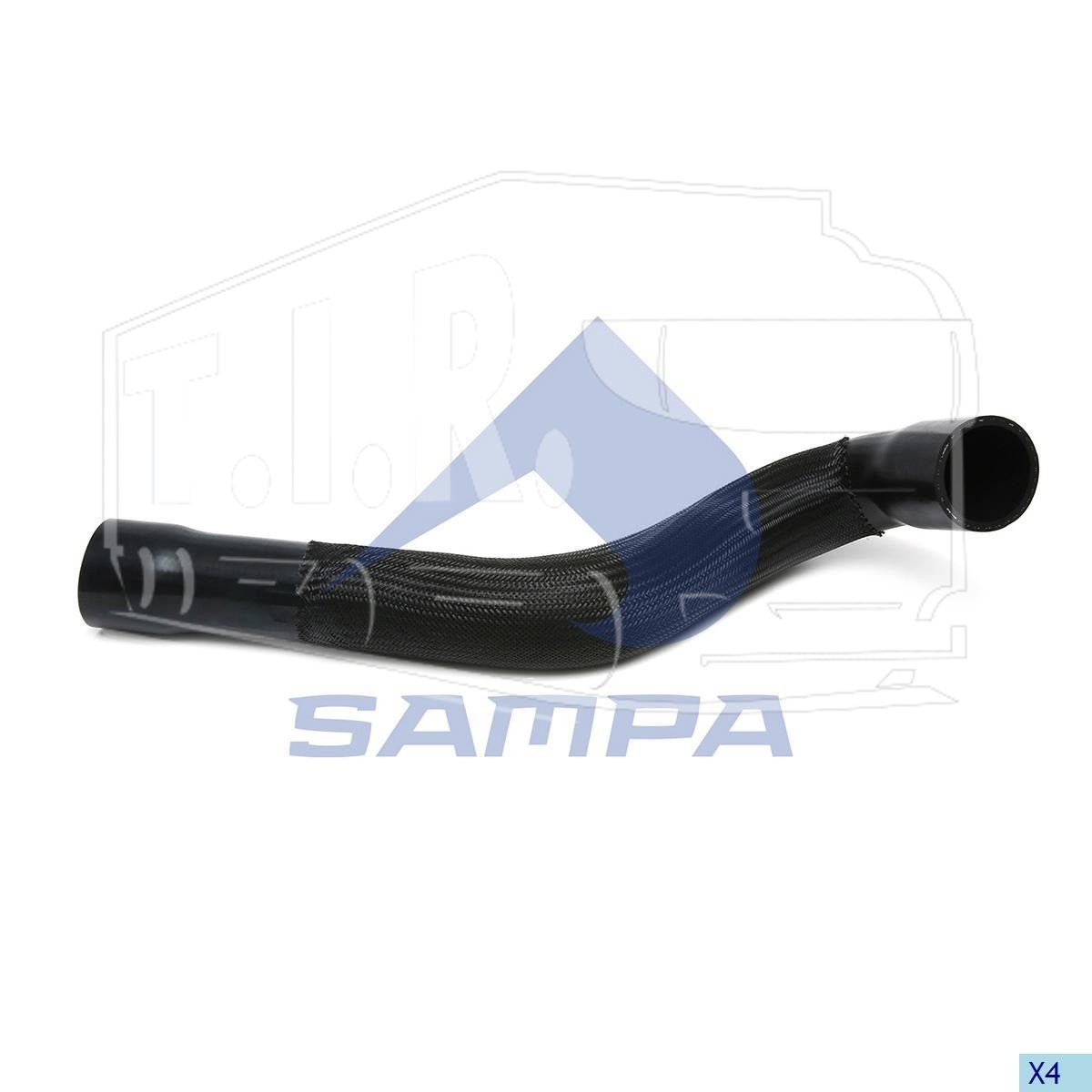 040.408, Патрубок радиатора — Sampa