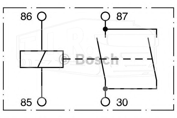 0 332 002 255, Реле — Bosch