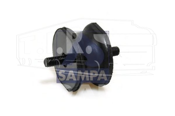 011.192, Подушка глушителя М8*29,5*50 — Sampa