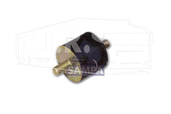 030.146, Подушка глушителя М12*42 d=50 — Sampa