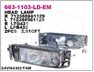 Фара Iveco EuroTech L