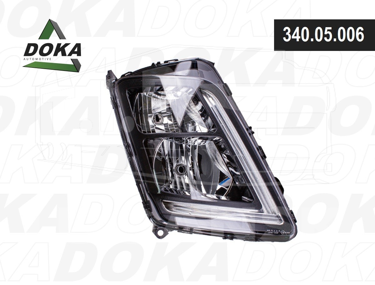340.05.006, Фара головного света правая — DOKA