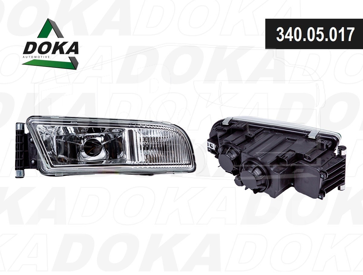 340.05.017, Фара противотуманная правая — DOKA