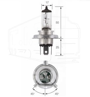 Лампочка H4 24v 75/70w Heavy Duty