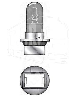 5.80120, Лампочка 24V 3W приборки — Diesel Technic