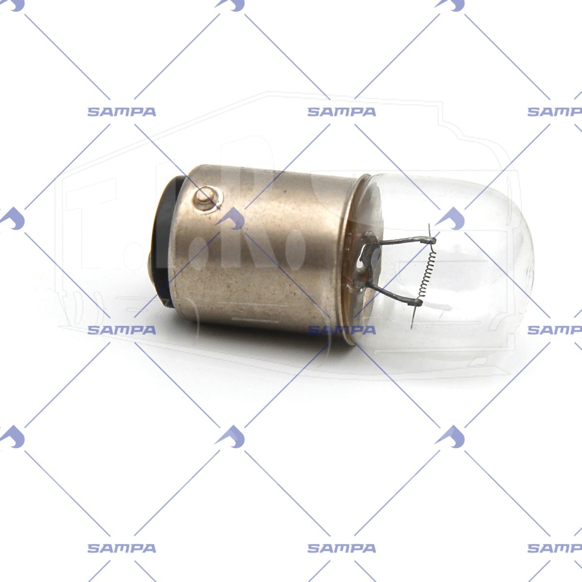 096.1857, Лампочка 24v5w (двухконтакт.) — Sampa