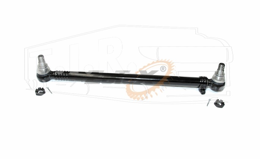 ZX14.0709, Тяга рулевая продольная 720/670мм — ZeTeX