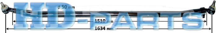 107018, Тяга рулевая поперечная — HD-parts