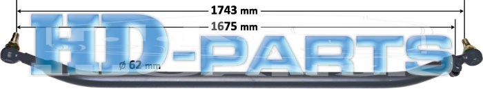 Тяга рулевая поперечная 1743мм