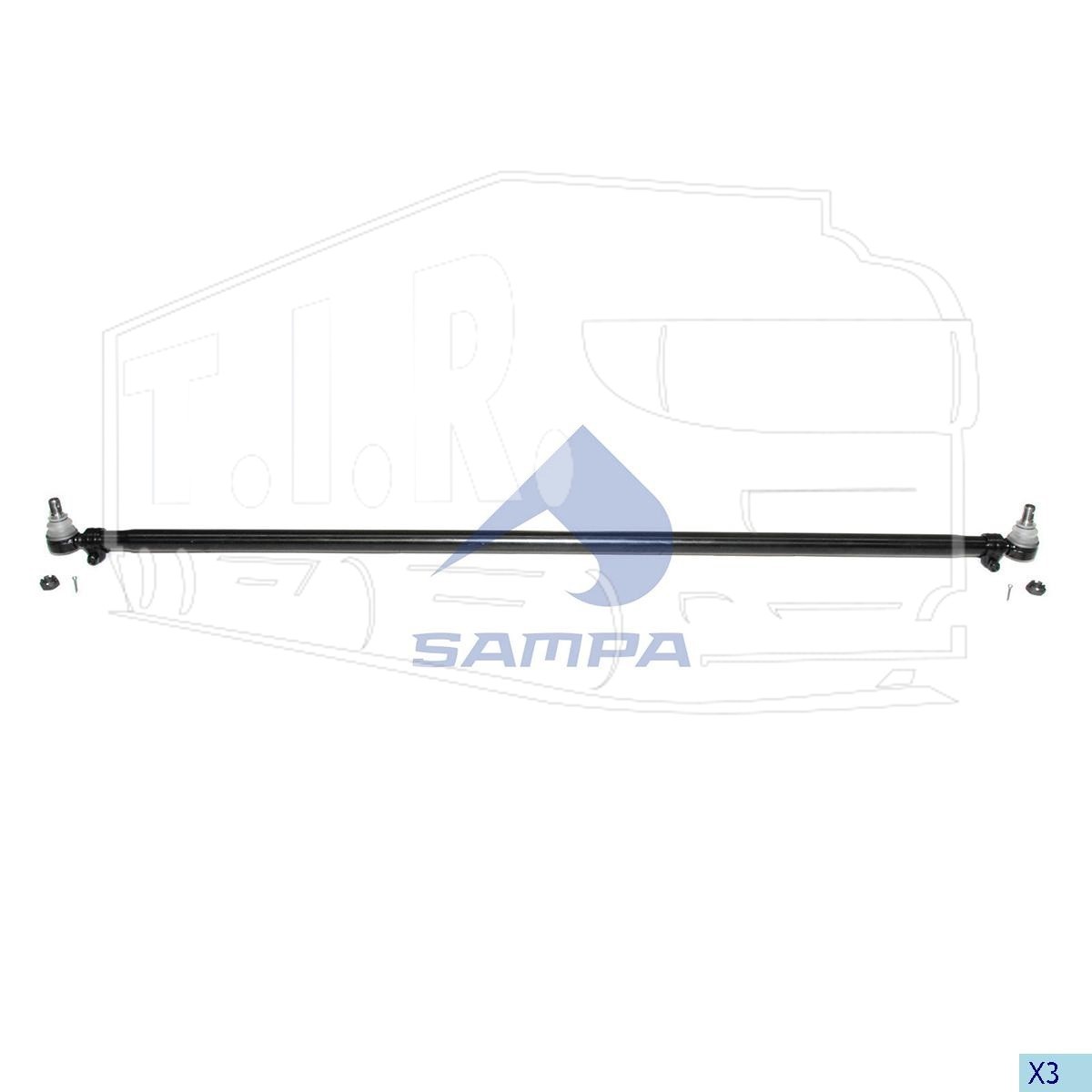 097.128-01, Тяга поперечная — Sampa