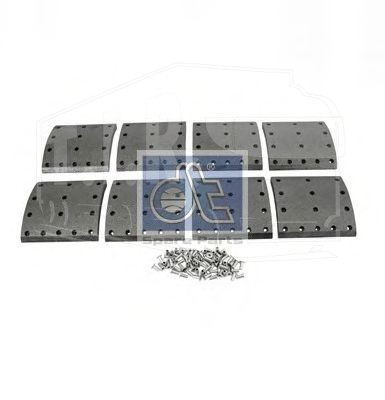 6.95002, Комплект тормозных накладок — Diesel Technic