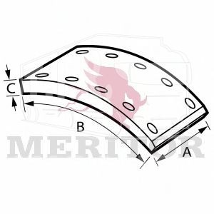 MBLK2245, Накладки тормозные — Arvin Meritor