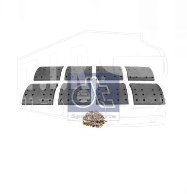 10.93000, Накладки тормозные — Diesel Technic