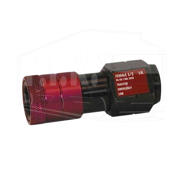 UC KLTC0282, Соединительная головка М16*1.5 красная (мама) — Universal Components