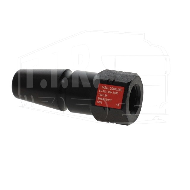 UC KLTC0178, Соединительная головка М16*1.5 красная (папа без клапана) — Universal Components