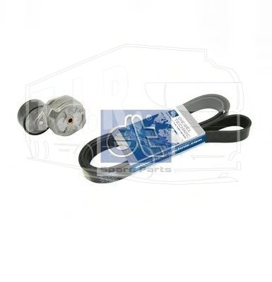 3.93011, Натяжитель ремня, в сборе, с поликлиновым ремнём — Diesel Technic