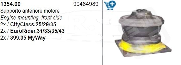 LE 1354.00, Подушка двигателя — LEMA