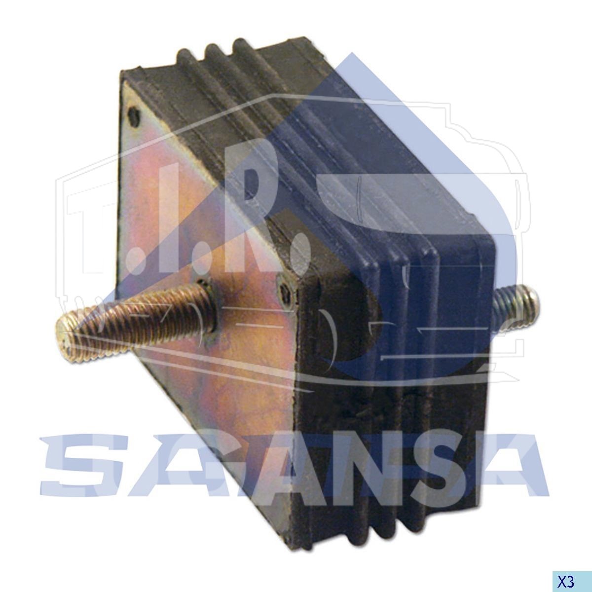 080.071, Подушка двигателя — Sampa
