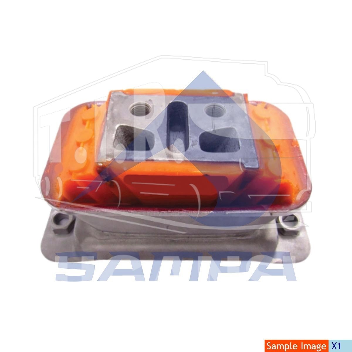 080.1772, Подушка двигателя — Sampa
