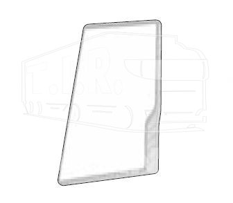 Стекло фары Volvo FH 01-08, L