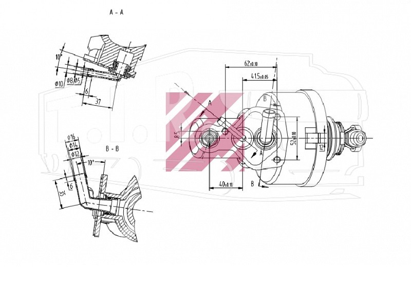 M7100124, ПГУ сцепления KONGSBERG — Marshall