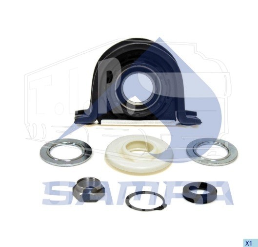 080.362, Подшипник подвесной D45 — Sampa