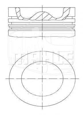 038 43 00, Поршень — Mahle
