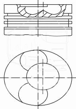 209 59 00, Поршень — Mahle