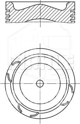 213 68 00, Поршень — Mahle