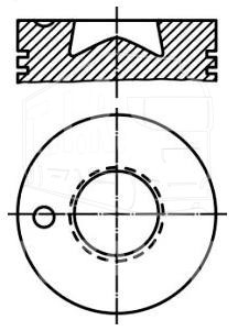 00390 00, Поршень — Mahle