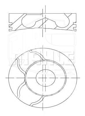 038 63 00, Поршень — Mahle
