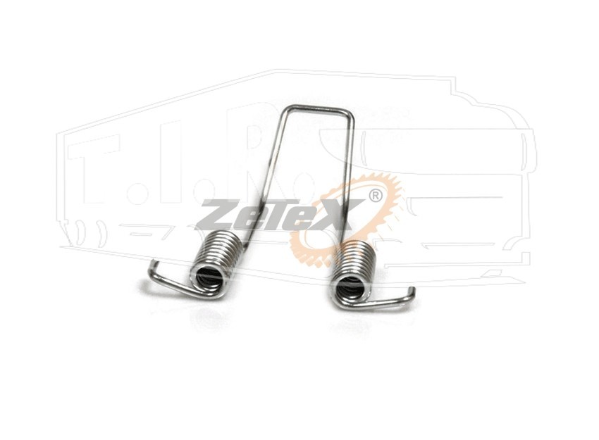 ZX01.0118, Пружина колодки 120*19*3.6 — ZeTeX