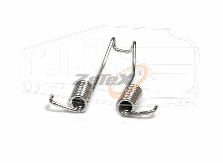 ZX01.0119, Пружина колодки 125*19*3.6 — ZeTeX