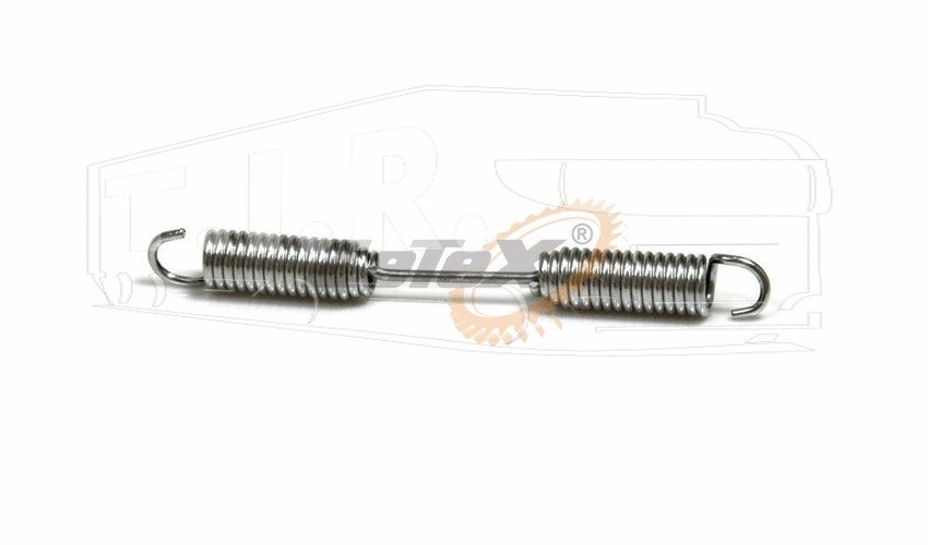 ZX01.0125, Пружина колодки 236*24.5*4 — ZeTeX