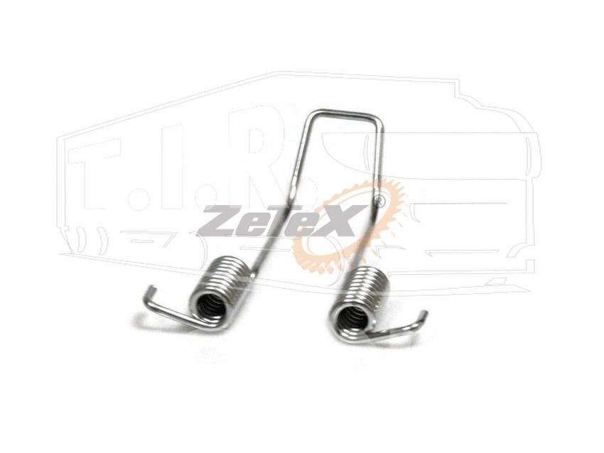 ZX01.0174, Пружина колодки 133*100*18,5*3,5 — ZeTeX