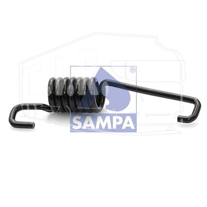 070.119, Пружина колодки 105*21*4 — Sampa
