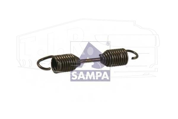 090.034, Пружина колодки 183*28*4/6 — Sampa
