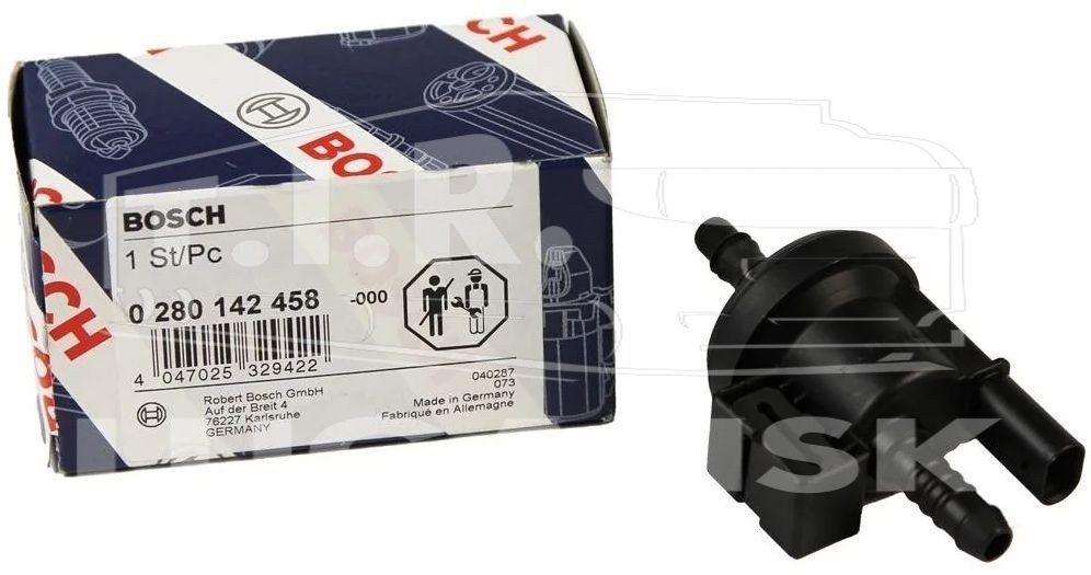 0 280 142 458, Клапан вентиляции топливного бака — Bosch