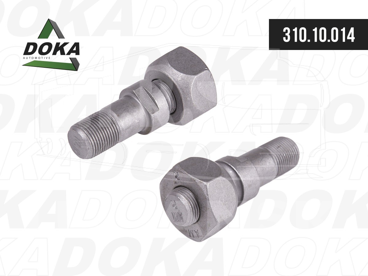 310.10.014, Шпилька колесная с гайкой M20*1.5/M20*1.5*87 — DOKA