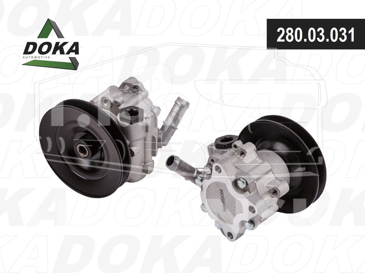 280.03.031, Насос гидроусилителя (ГУР) с шкивом — DOKA