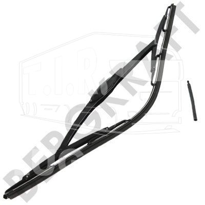 BK9300398WB, Щетка дворника 600 мм + форсунка — Bergkraft