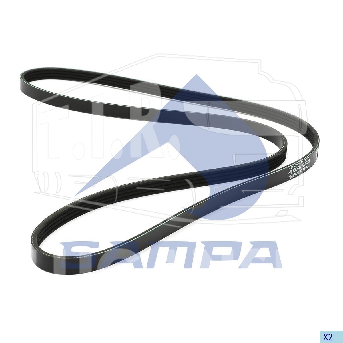 024.264-01, Ремень 4PK1418 — Sampa