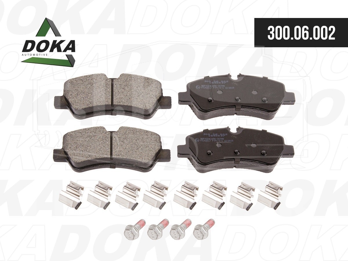 300.06.002, Колодки дисковые — DOKA