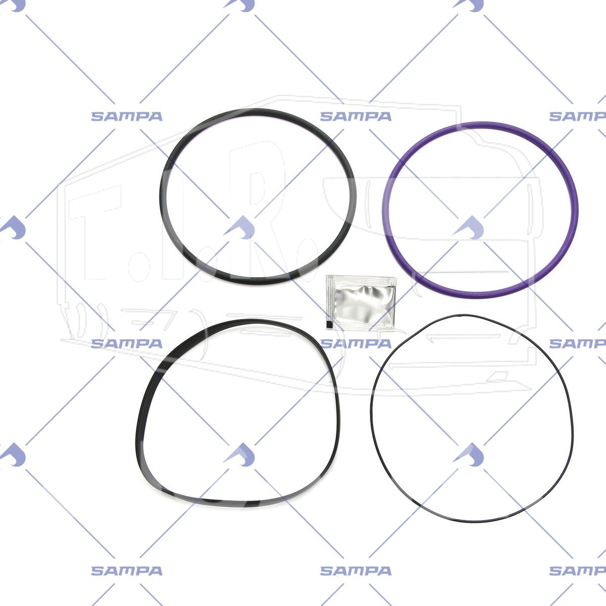 030.725, GASKET K?T, CYL?NDER L?NER — Sampa