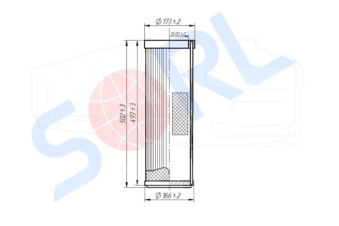RL1109AA28, Фильтр воздушный — SORL