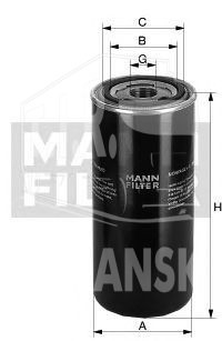 WD950/2, Фильтр масляный — MANN-FILTER
