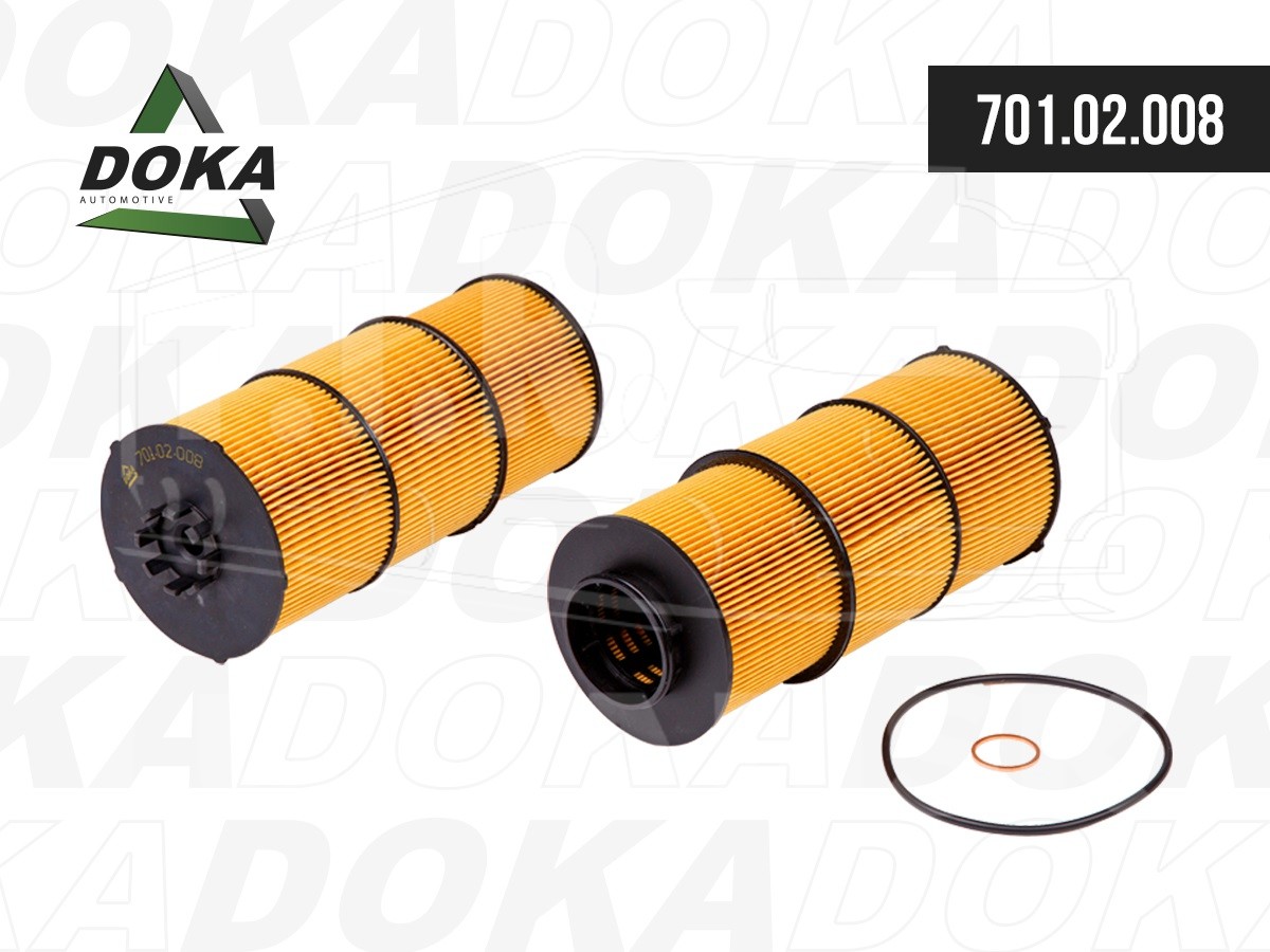 701.02.008, Фильтр масляный 116/62x277 — DOKA
