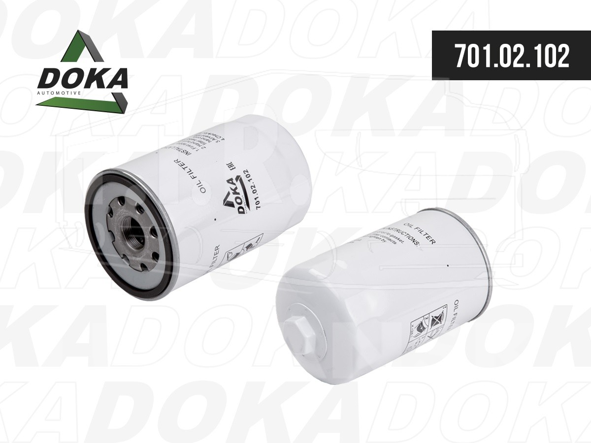701.02.102, Фильтр масляный короткий с ключом дв. ЯМЗ 534 — DOKA