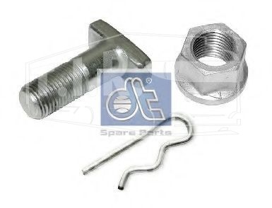 4.91237, Шпилька колеса М20*2*57 (с гайкой и стопором) — Diesel Technic