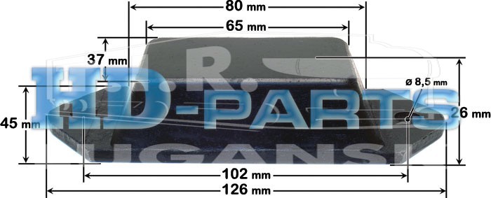 312852, Отбойник заднего моста — HD-parts